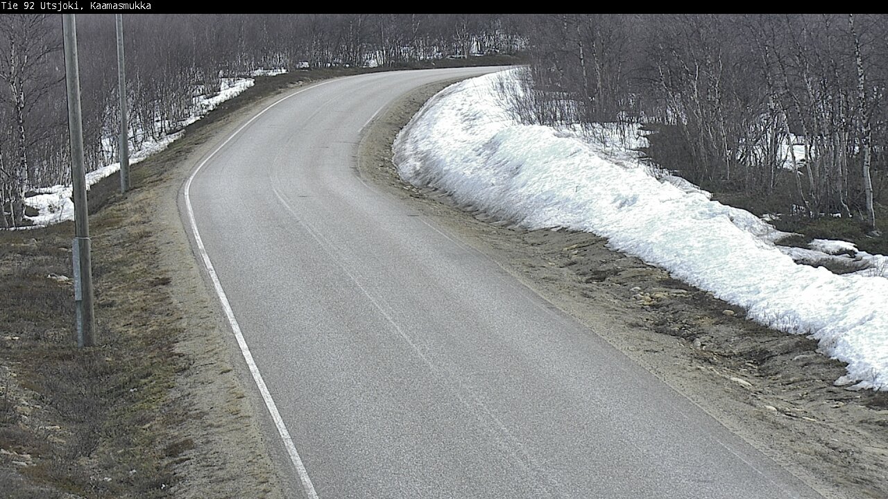 Weather Camera Image Väg 92 Utsjoki, Kaamasmukka, Utsjoki, Lappi