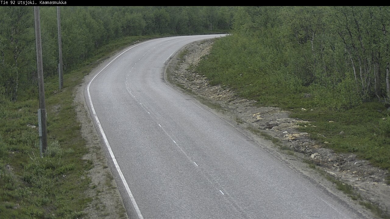 Kelikamerat Kuva Tie 92 Utsjoki, Kaamasmukka, Utsjoki, Lappi