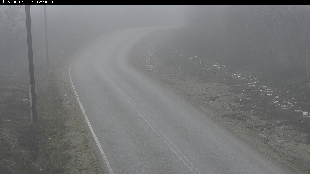 Kelikamerat Kuva Tie 92 Utsjoki, Kaamasmukka, Utsjoki, Lappi