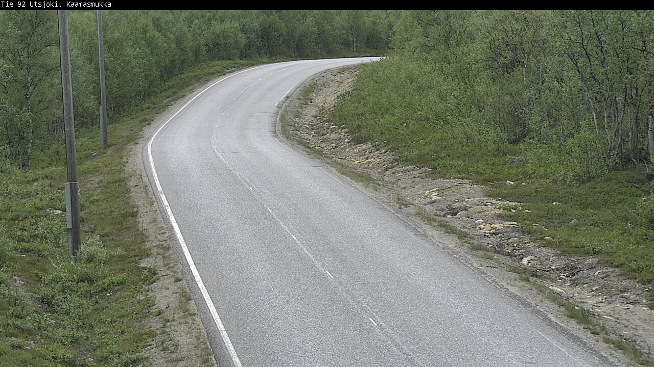 Weather Camera Image Väg 92 Utsjoki, Kaamasmukka, Utsjoki, Lappi