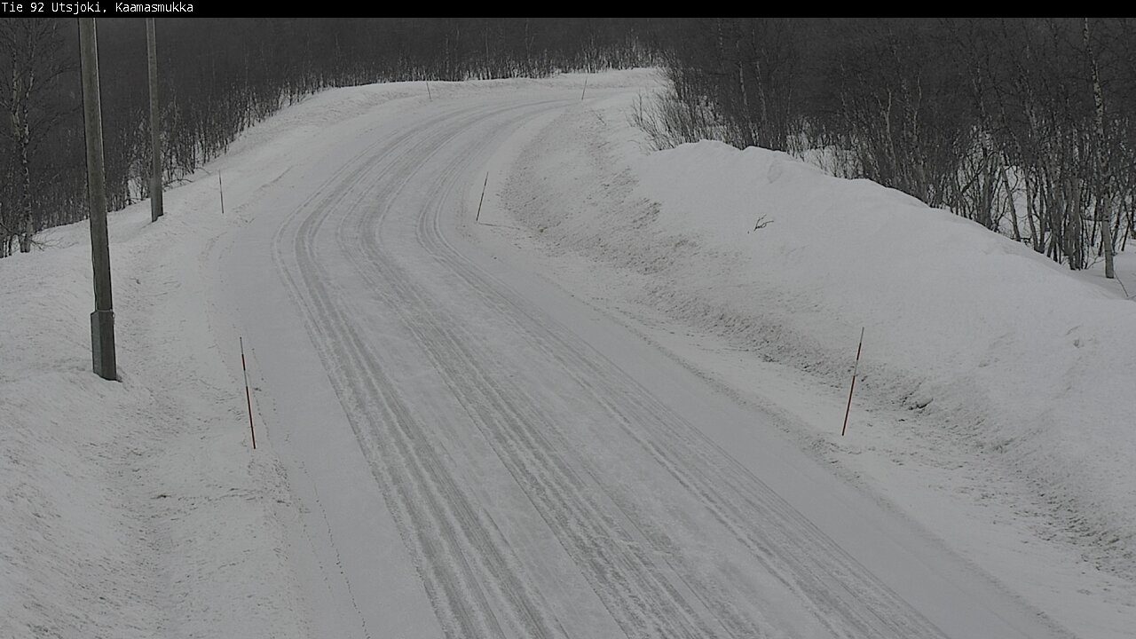 Weather Camera Image Road 92 Utsjoki, Kaamasmukka, Utsjoki, Lappi