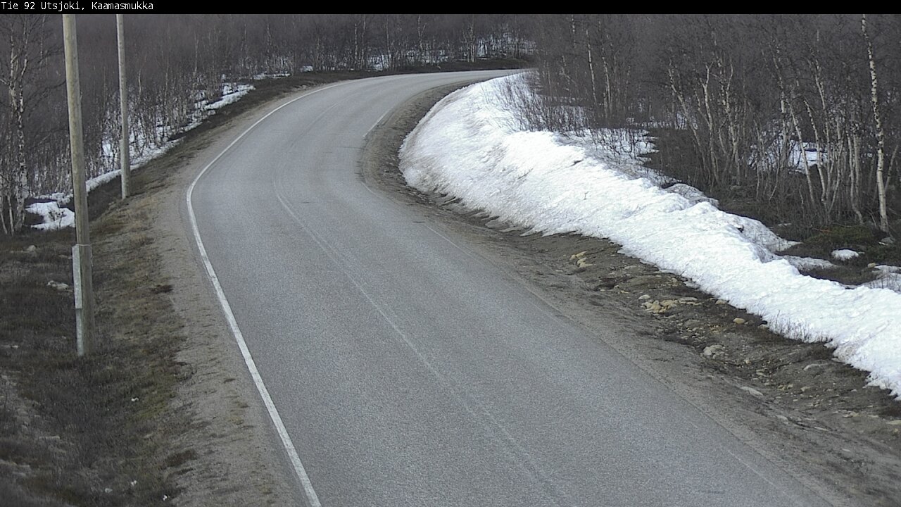 Weather Camera Image Väg 92 Utsjoki, Kaamasmukka, Utsjoki, Lappi