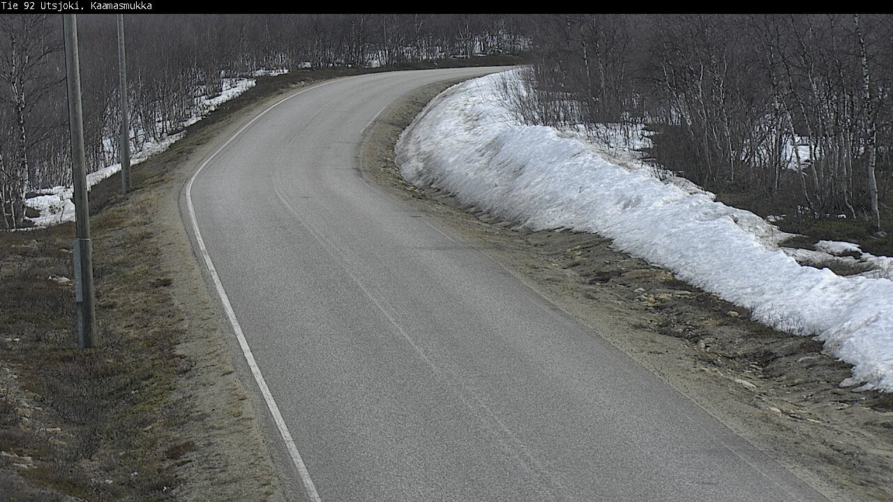 Weather Camera Image Väg 92 Utsjoki, Kaamasmukka, Utsjoki, Lappi
