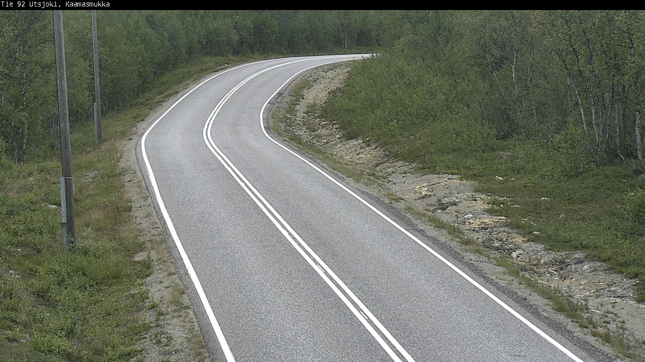 Kelikamerat Kuva Tie 92 Utsjoki, Kaamasmukka, Utsjoki, Lappi