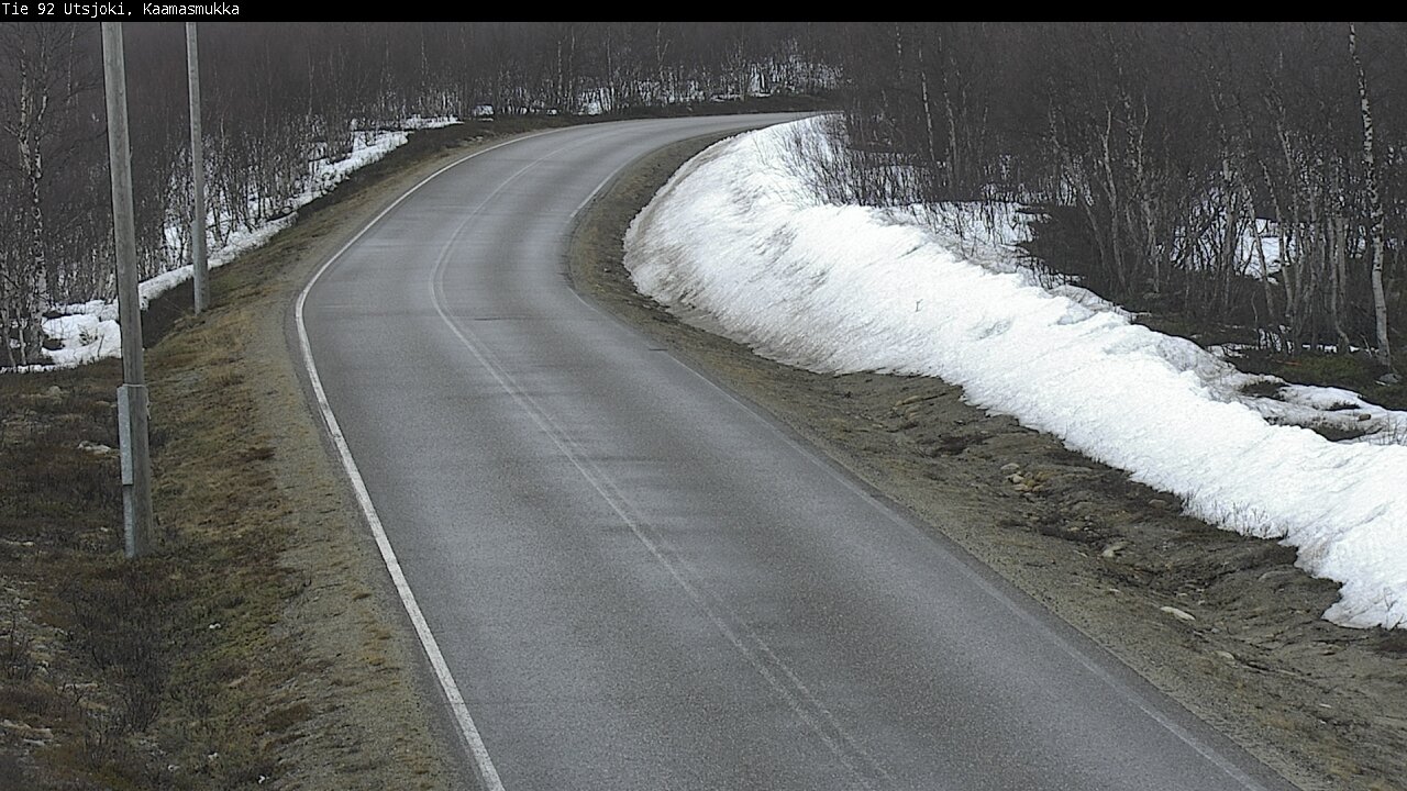 Weather Camera Image Väg 92 Utsjoki, Kaamasmukka, Utsjoki, Lappi