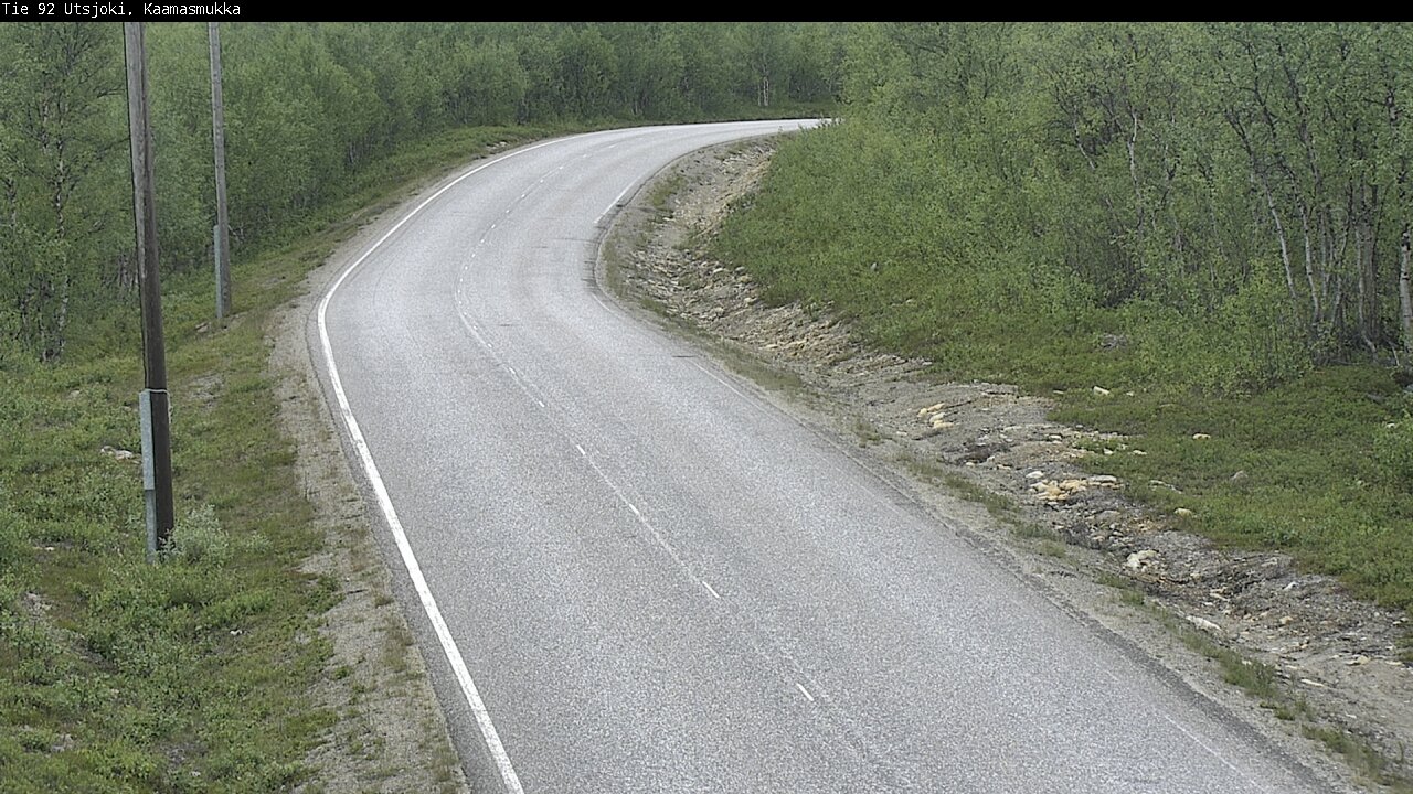 Kelikamerat Kuva Tie 92 Utsjoki, Kaamasmukka, Utsjoki, Lappi