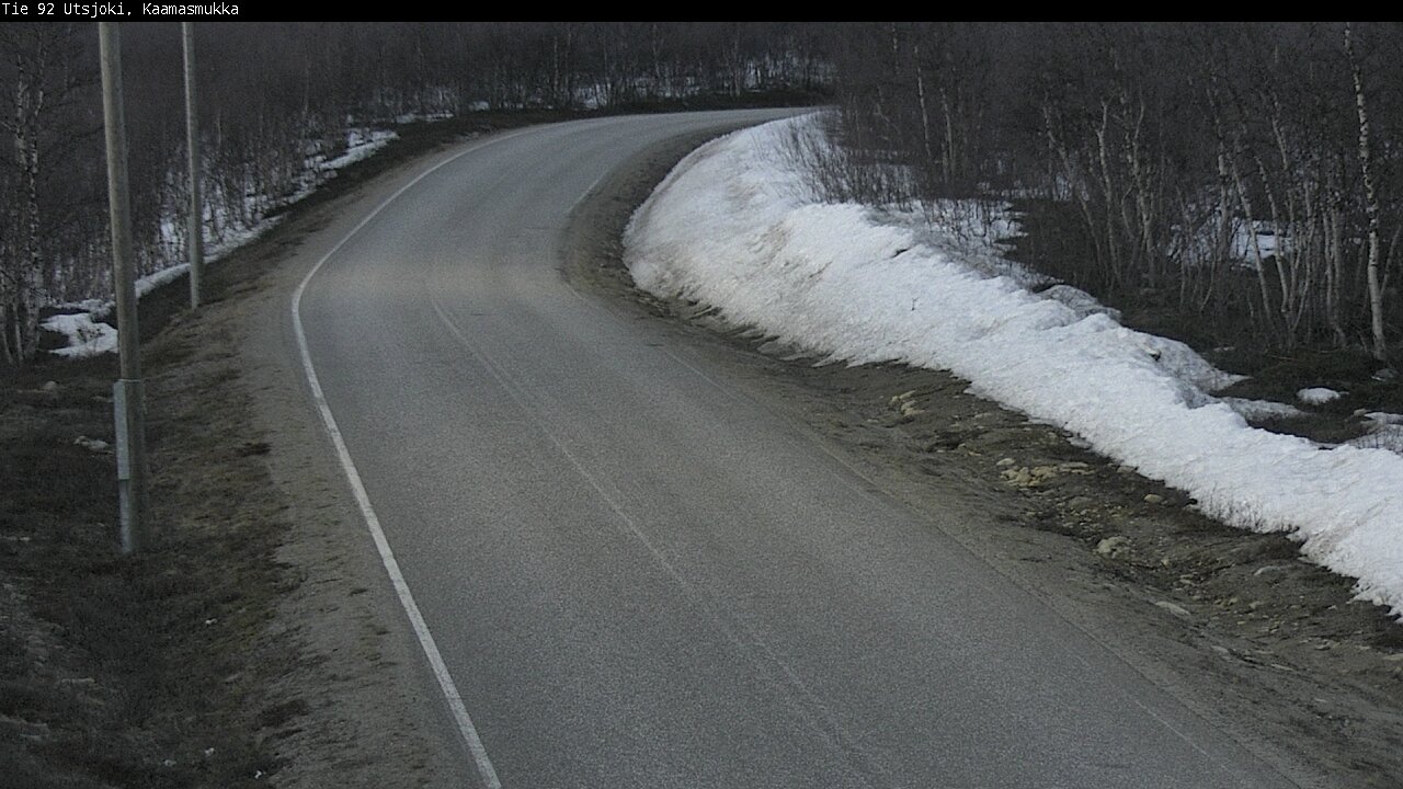 Weather Camera Image Väg 92 Utsjoki, Kaamasmukka, Utsjoki, Lappi
