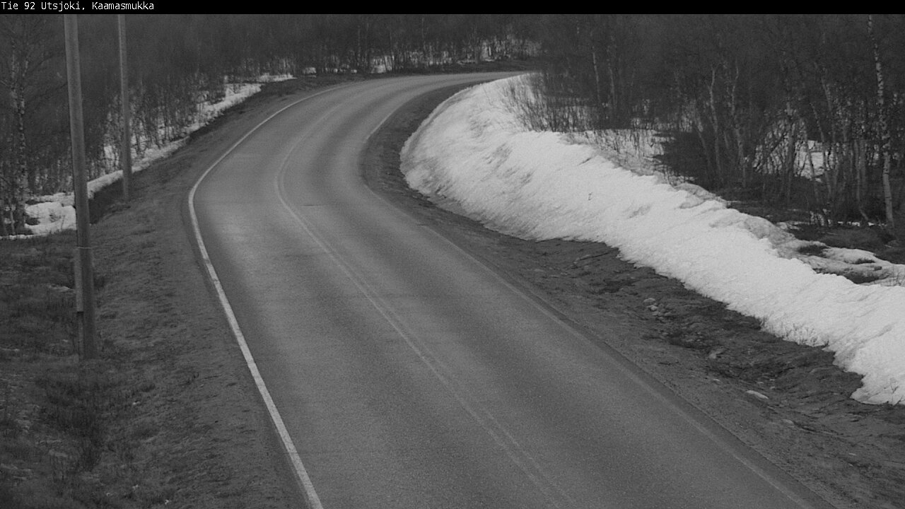 Weather Camera Image Väg 92 Utsjoki, Kaamasmukka, Utsjoki, Lappi