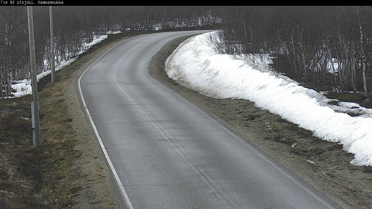 Weather Camera Image Väg 92 Utsjoki, Kaamasmukka, Utsjoki, Lappi