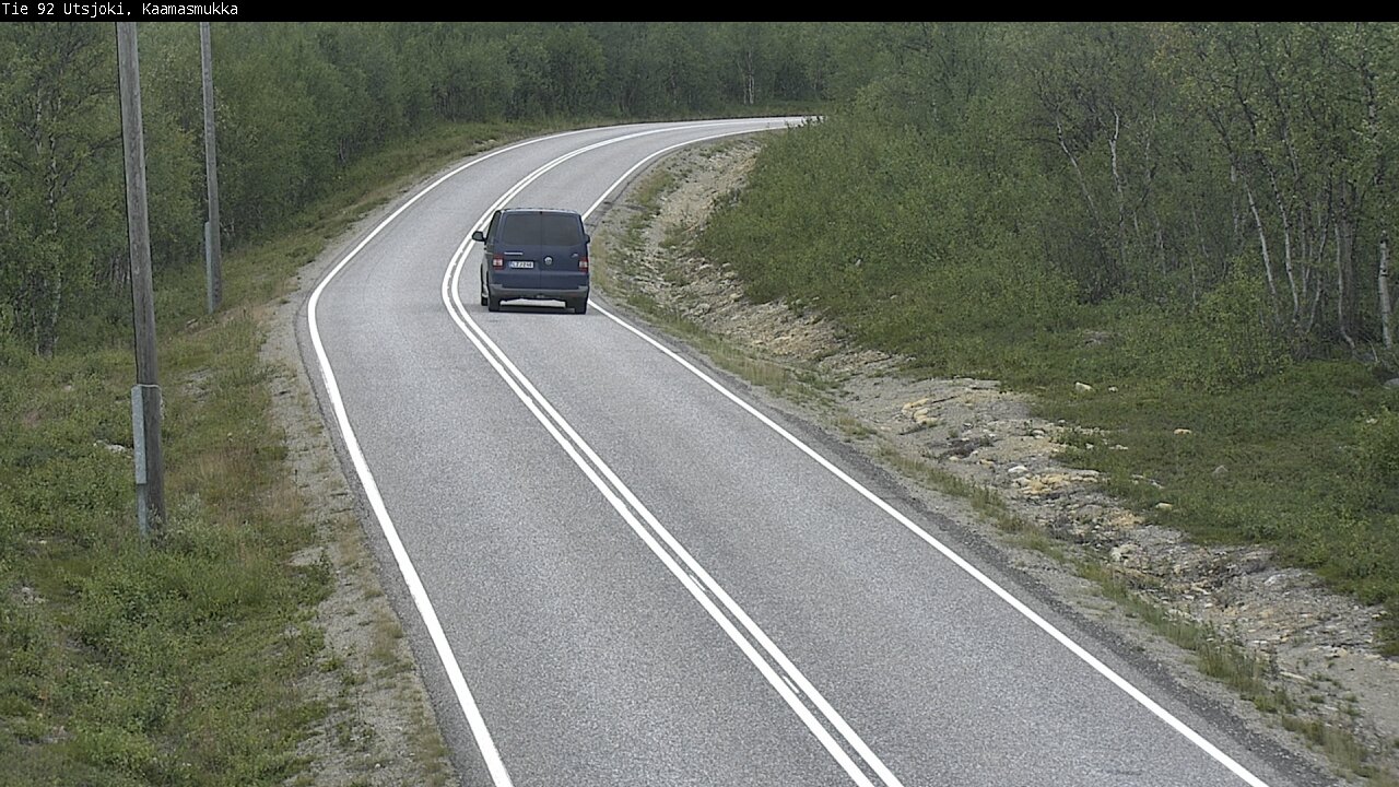 Kelikamerat Kuva Tie 92 Utsjoki, Kaamasmukka, Utsjoki, Lappi