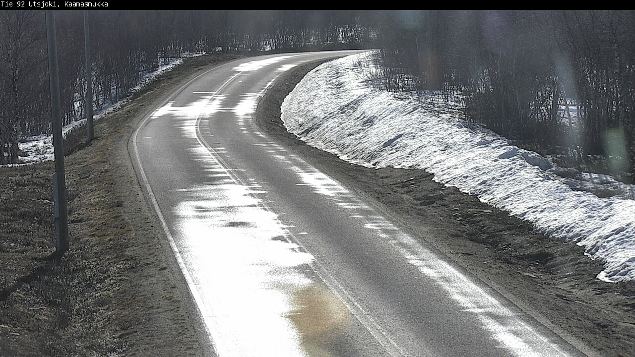 Weather Camera Image Väg 92 Utsjoki, Kaamasmukka, Utsjoki, Lappi