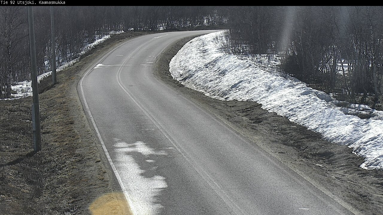 Weather Camera Image Väg 92 Utsjoki, Kaamasmukka, Utsjoki, Lappi