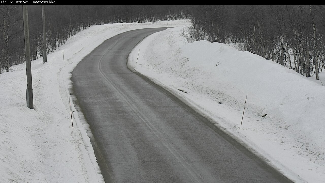 Weather Camera Image Väg 92 Utsjoki, Kaamasmukka, Utsjoki, Lappi