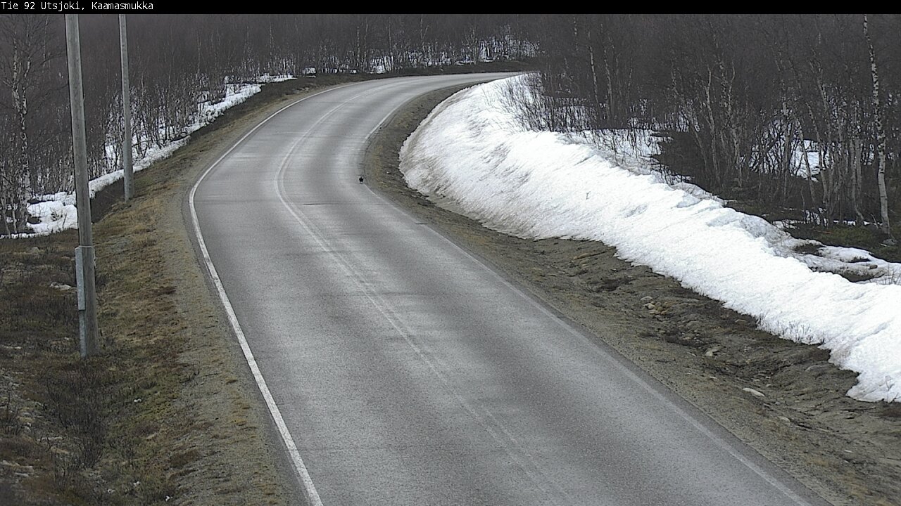 Weather Camera Image Väg 92 Utsjoki, Kaamasmukka, Utsjoki, Lappi