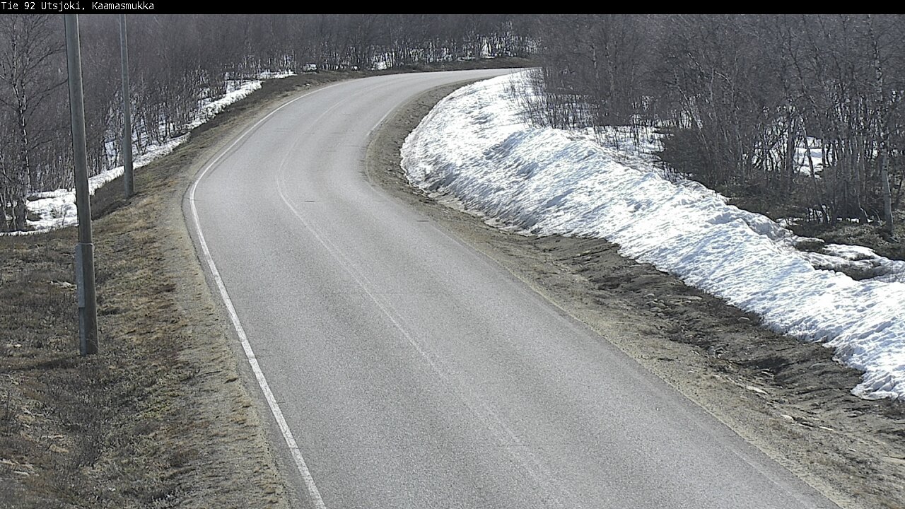 Weather Camera Image Väg 92 Utsjoki, Kaamasmukka, Utsjoki, Lappi
