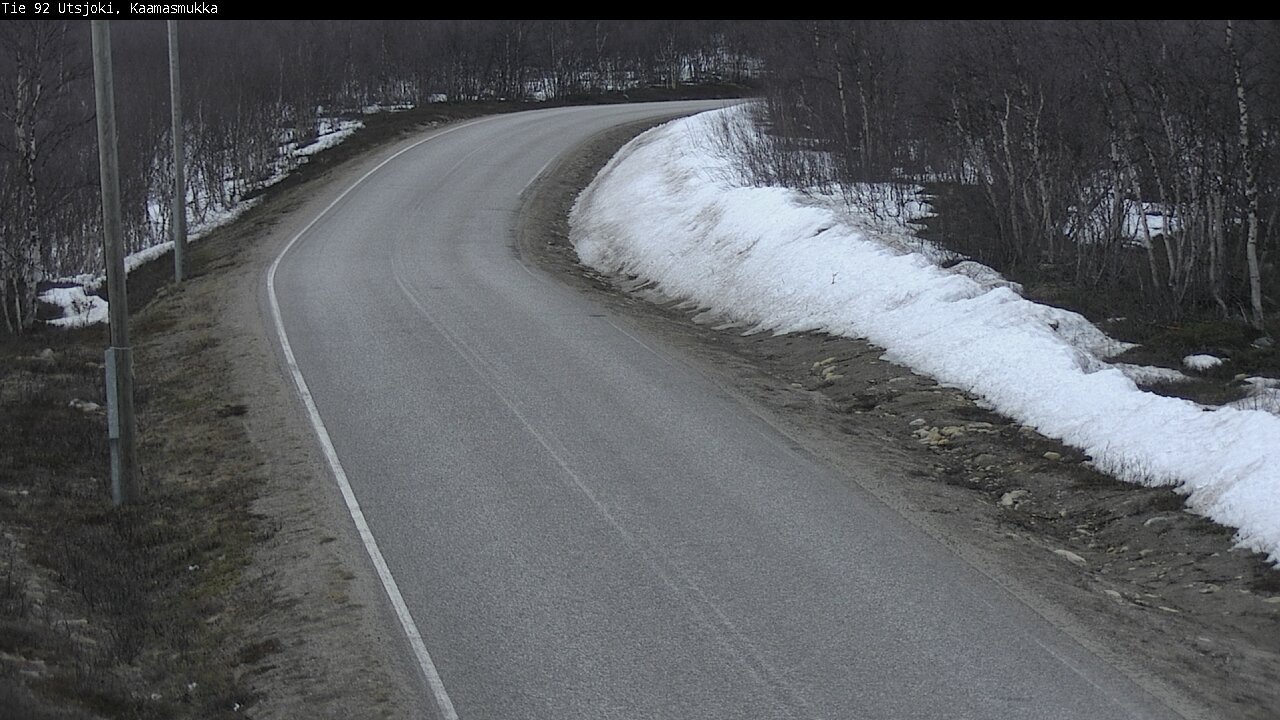 Weather Camera Image Road 92 Utsjoki, Kaamasmukka, Utsjoki, Lappi