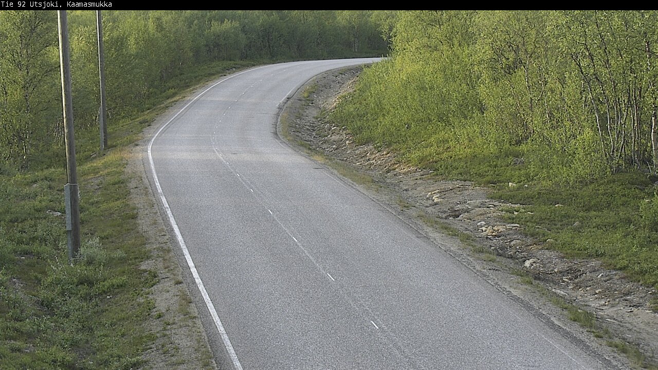 Kelikamerat Kuva Tie 92 Utsjoki, Kaamasmukka, Utsjoki, Lappi