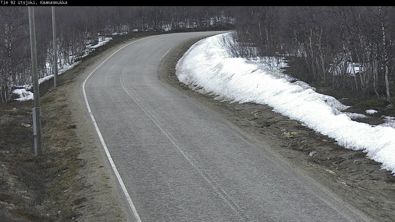 Weather Camera Image Road 92 Utsjoki, Kaamasmukka, Utsjoki, Lappi