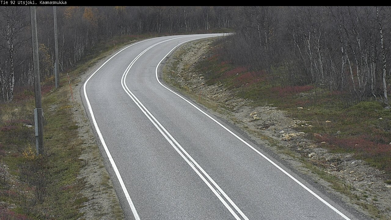 Kelikamerat Kuva Tie 92 Utsjoki, Kaamasmukka, Utsjoki, Lappi