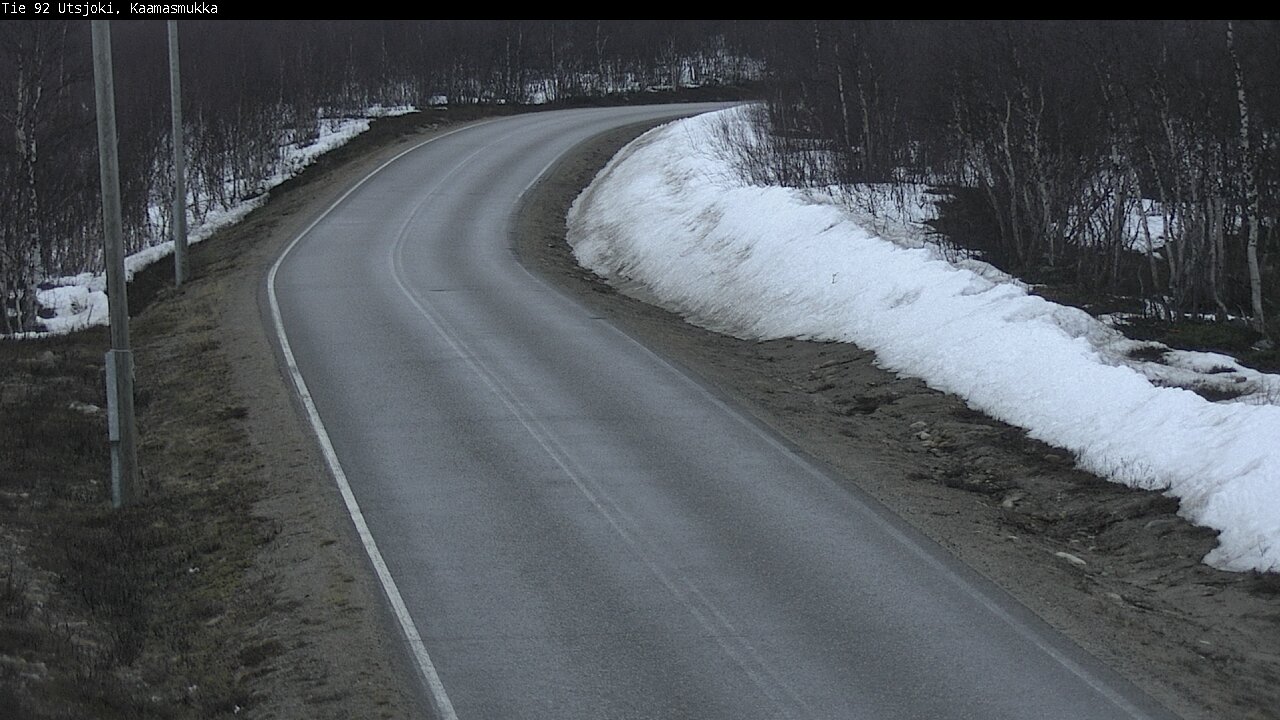 Weather Camera Image Väg 92 Utsjoki, Kaamasmukka, Utsjoki, Lappi
