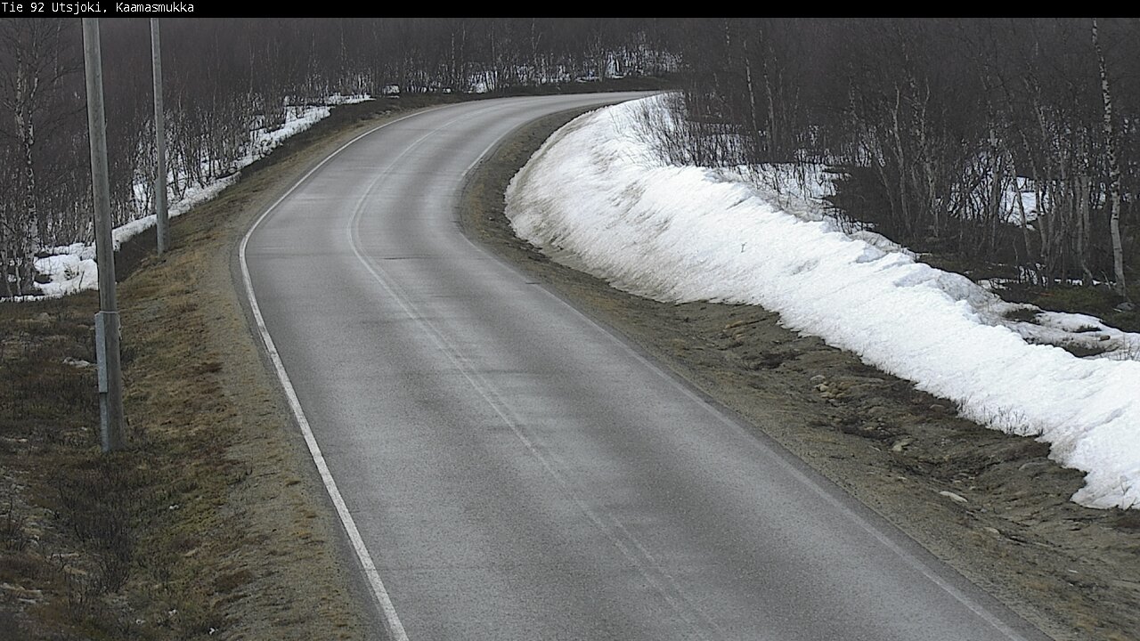 Weather Camera Image Väg 92 Utsjoki, Kaamasmukka, Utsjoki, Lappi