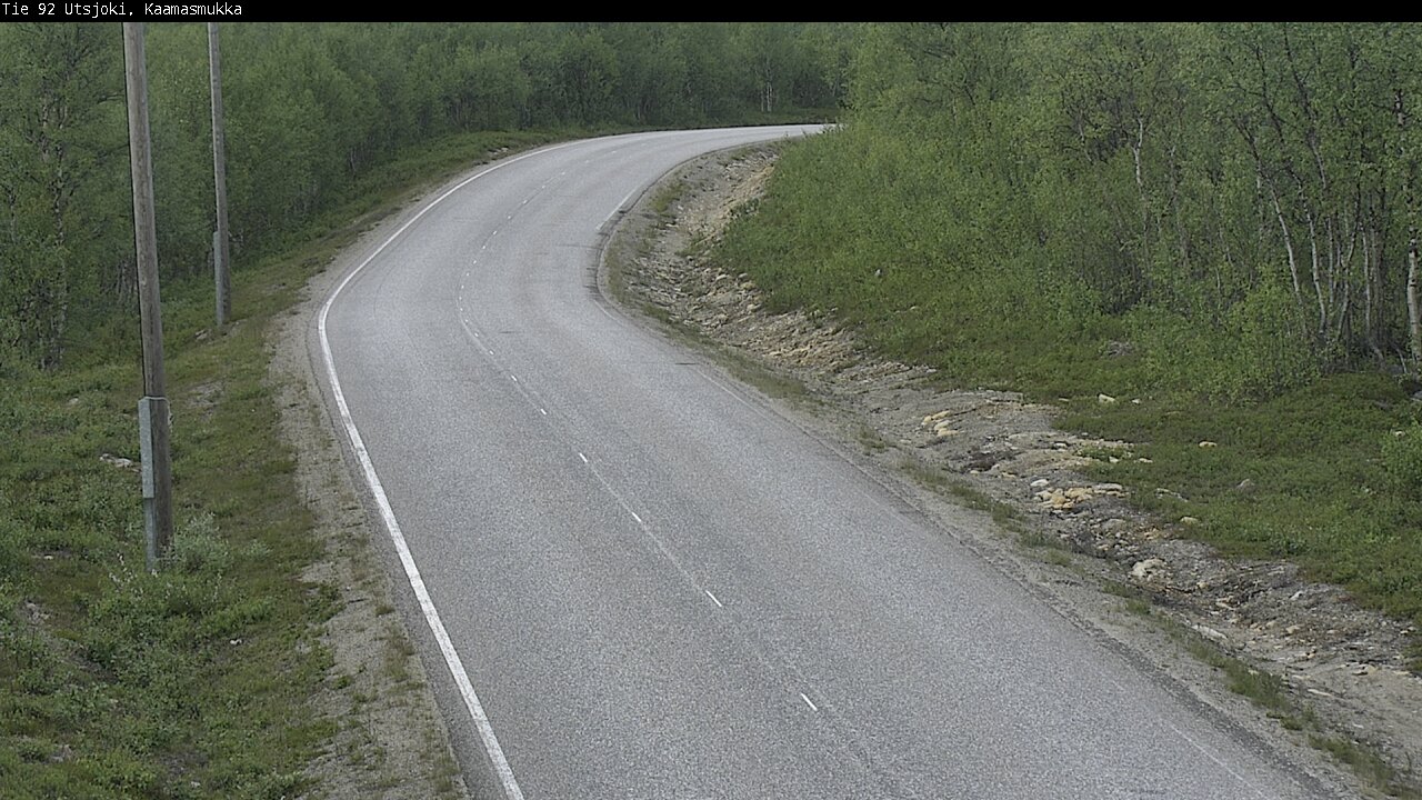 Kelikamerat Kuva Tie 92 Utsjoki, Kaamasmukka, Utsjoki, Lappi