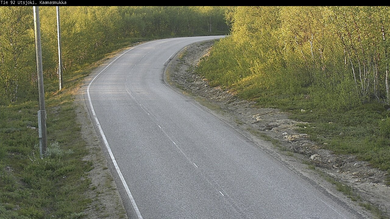 Weather Camera Image Väg 92 Utsjoki, Kaamasmukka, Utsjoki, Lappi