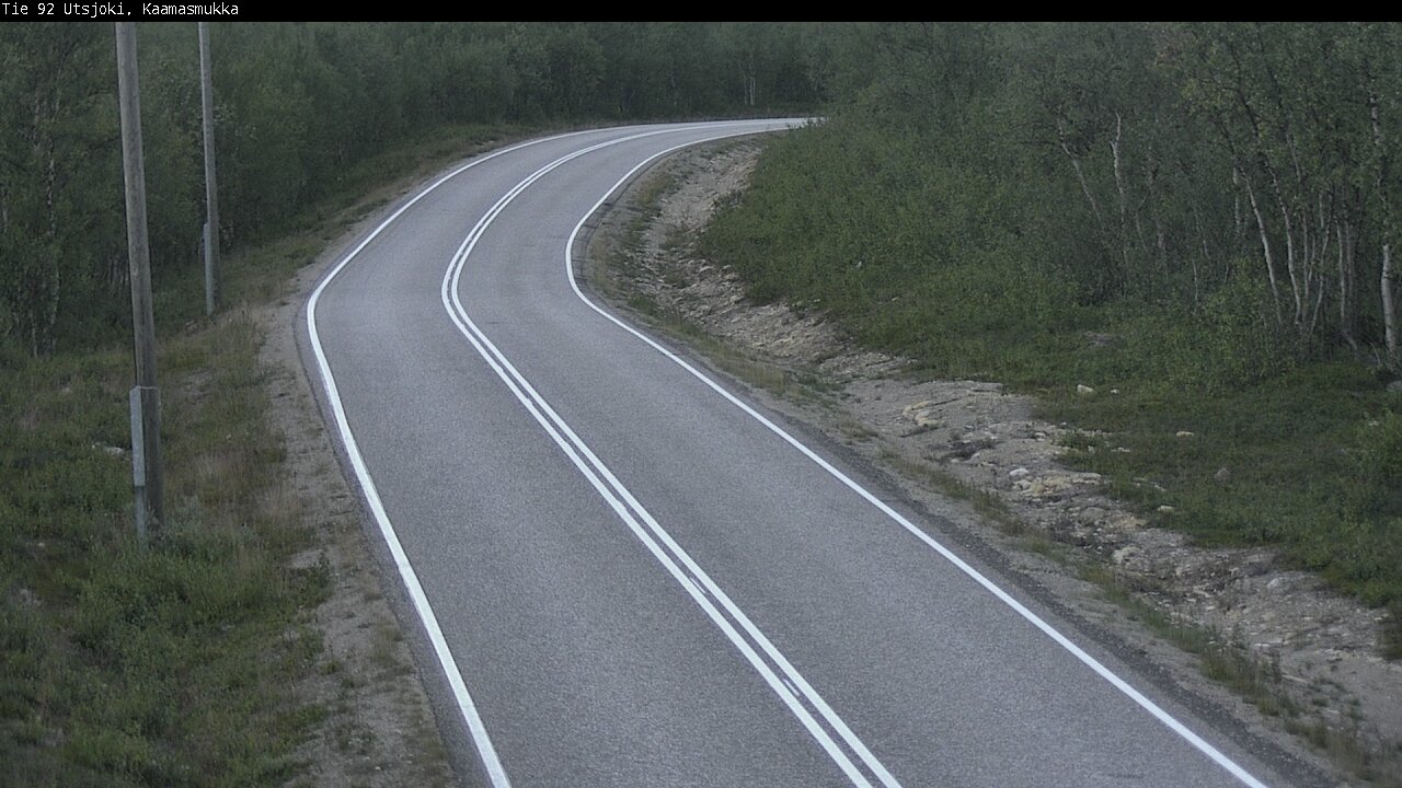 Kelikamerat Kuva Tie 92 Utsjoki, Kaamasmukka, Utsjoki, Lappi