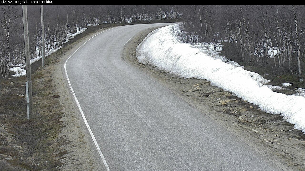 Weather Camera Image Väg 92 Utsjoki, Kaamasmukka, Utsjoki, Lappi