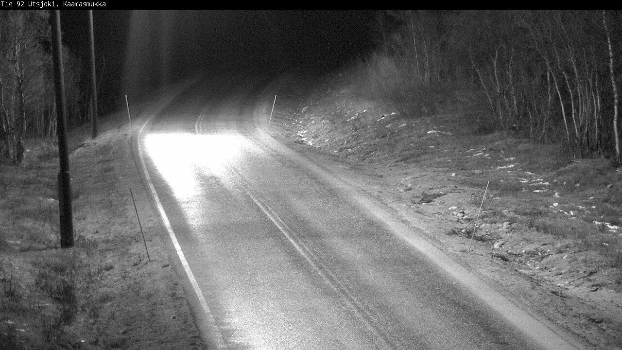 Kelikamerat Kuva Tie 92 Utsjoki, Kaamasmukka, Utsjoki, Lappi
