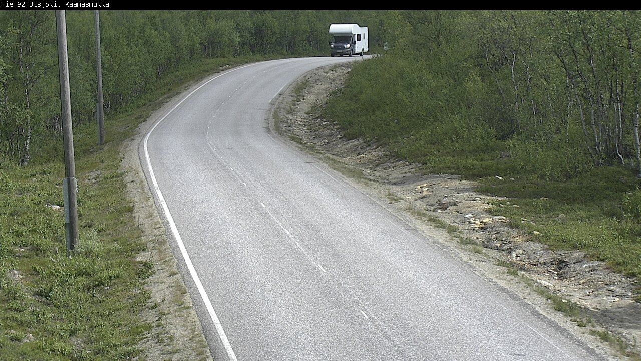 Weather Camera Image Väg 92 Utsjoki, Kaamasmukka, Utsjoki, Lappi