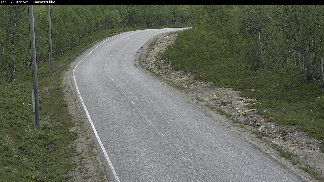 Weather Camera Image Väg 92 Utsjoki, Kaamasmukka, Utsjoki, Lappi