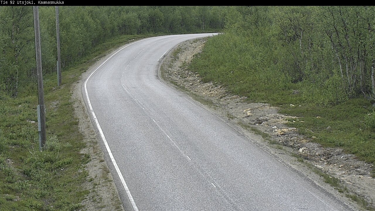 Weather Camera Image Väg 92 Utsjoki, Kaamasmukka, Utsjoki, Lappi