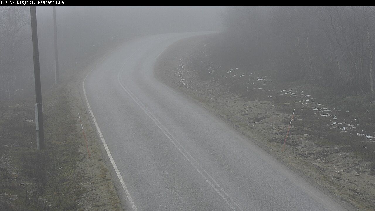 Kelikamerat Kuva Tie 92 Utsjoki, Kaamasmukka, Utsjoki, Lappi