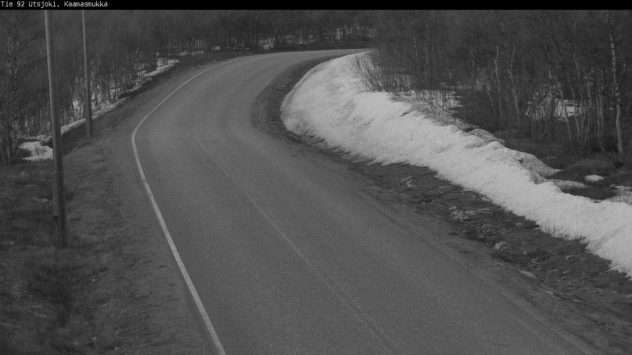 Weather Camera Image Road 92 Utsjoki, Kaamasmukka, Utsjoki, Lappi