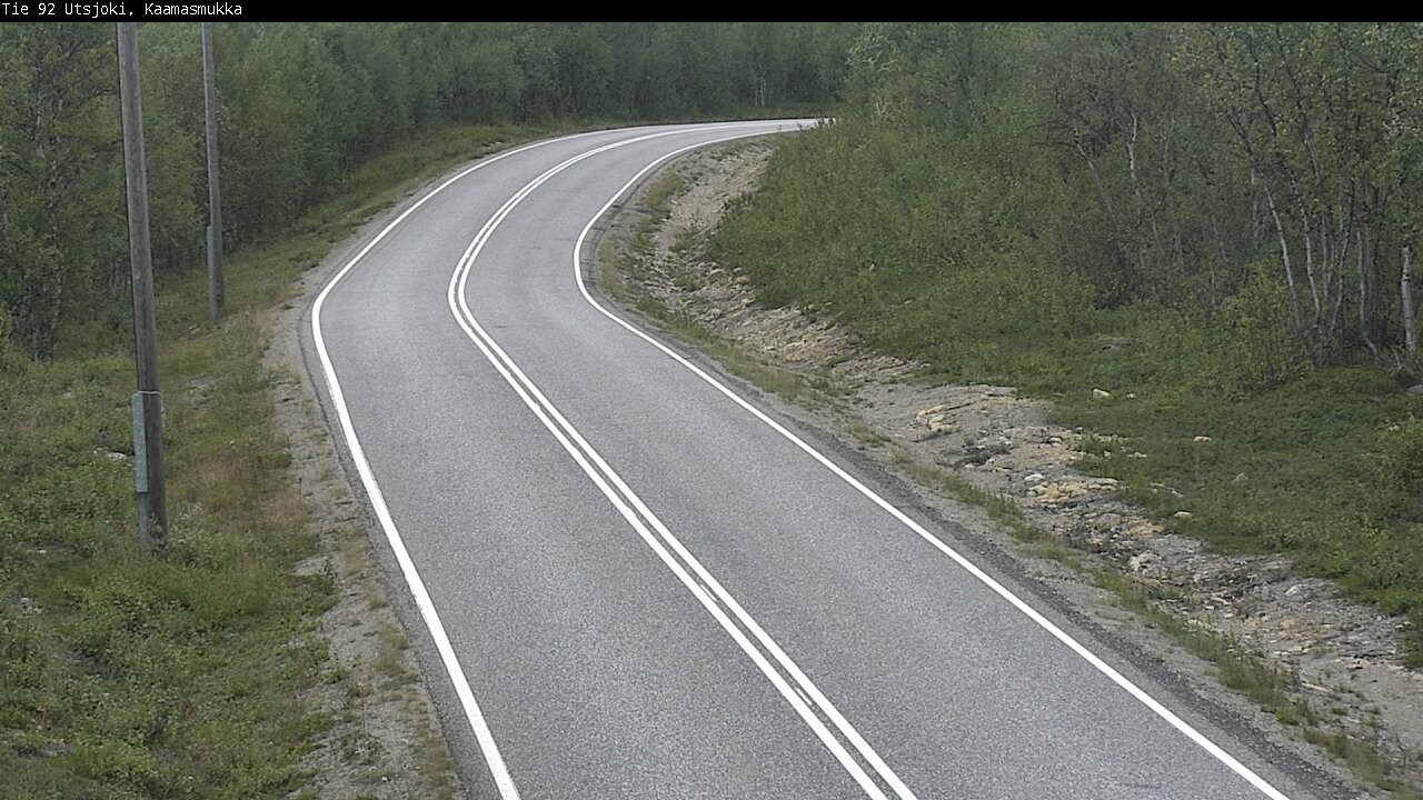 Kelikamerat Kuva Tie 92 Utsjoki, Kaamasmukka, Utsjoki, Lappi