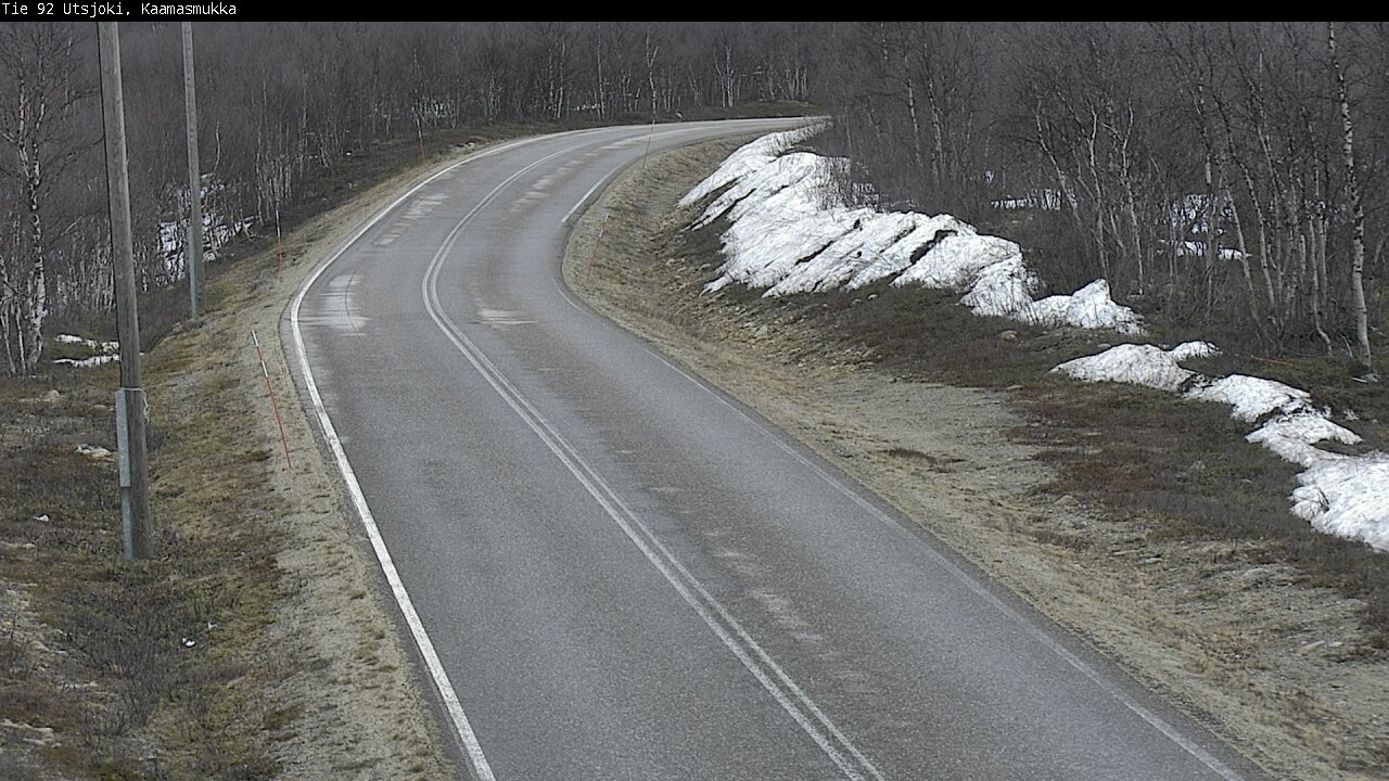 Weather Camera Image Road 92 Utsjoki, Kaamasmukka, Utsjoki, Lappi