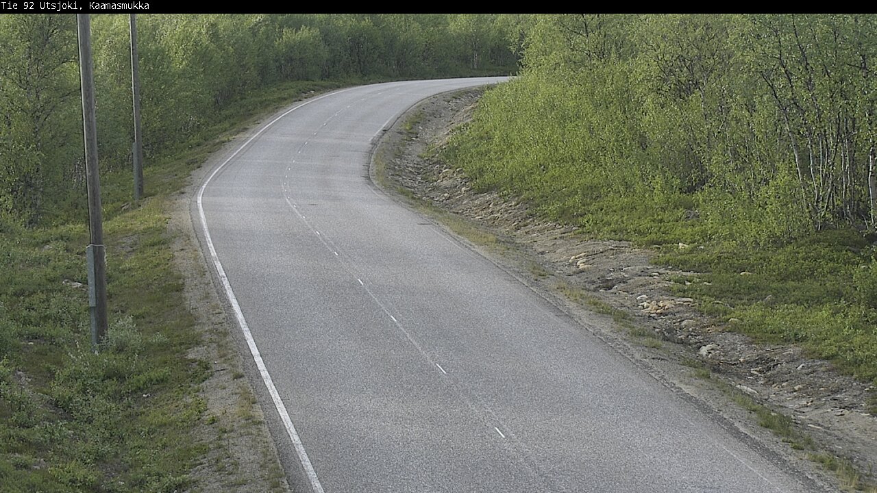 Kelikamerat Kuva Tie 92 Utsjoki, Kaamasmukka, Utsjoki, Lappi