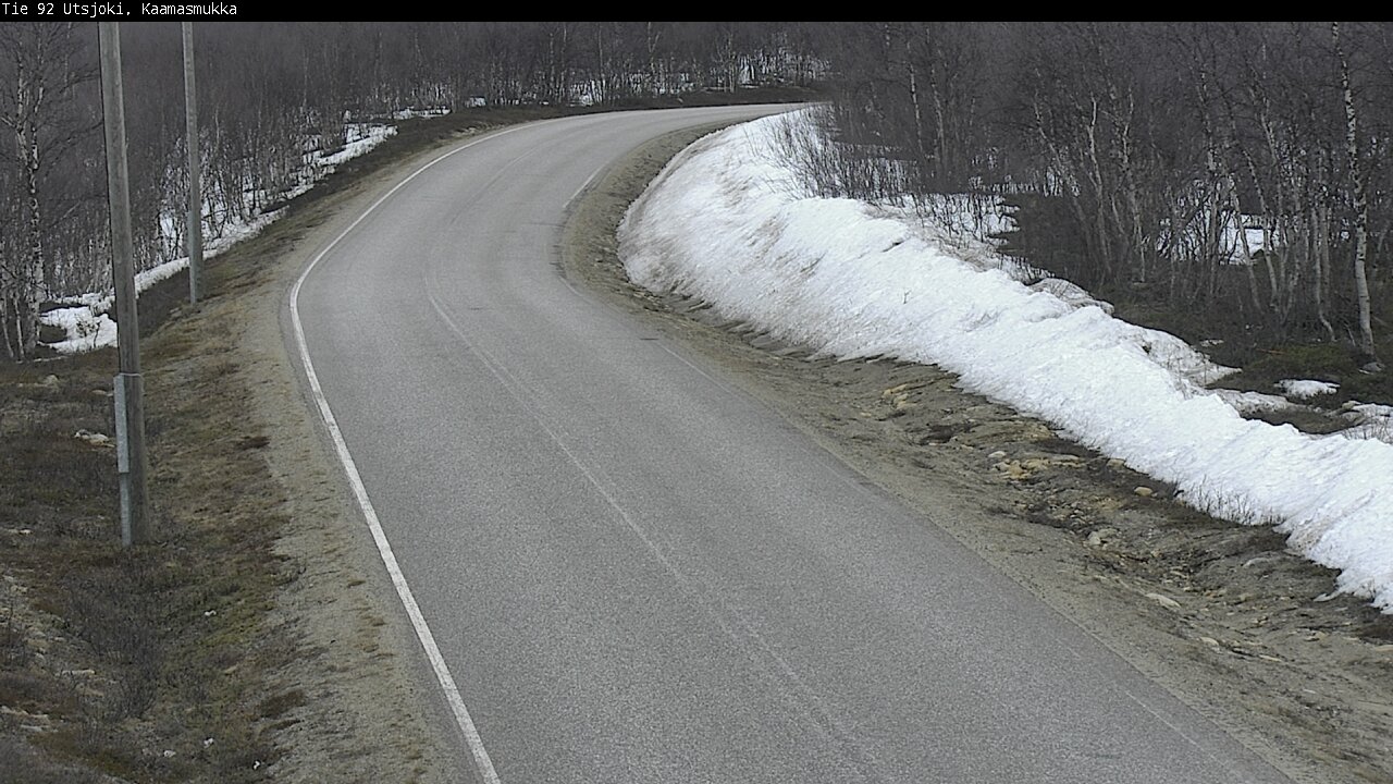 Weather Camera Image Väg 92 Utsjoki, Kaamasmukka, Utsjoki, Lappi