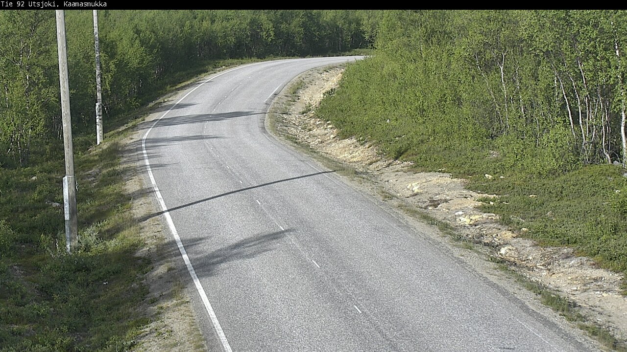 Weather Camera Image Väg 92 Utsjoki, Kaamasmukka, Utsjoki, Lappi