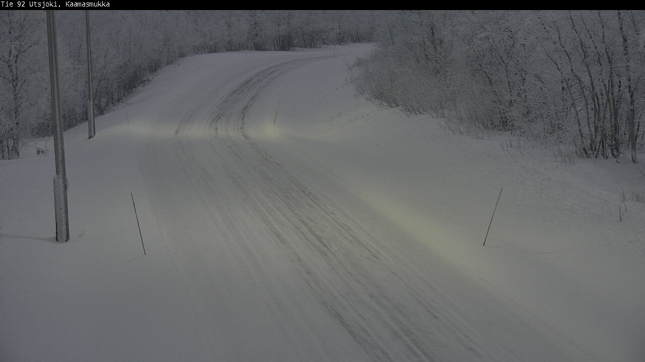 Kelikamerat Kuva Tie 92 Utsjoki, Kaamasmukka, Utsjoki, Lappi
