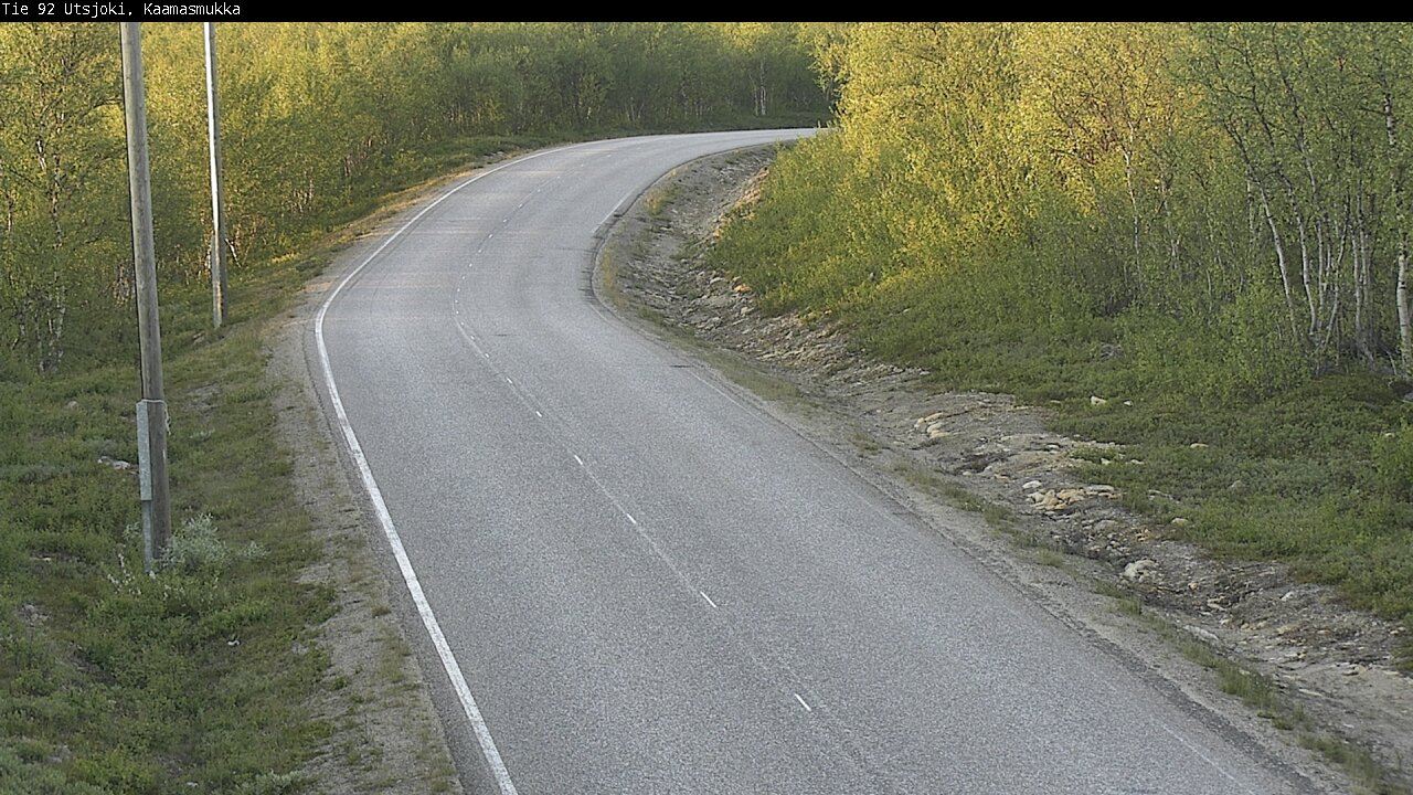 Weather Camera Image Väg 92 Utsjoki, Kaamasmukka, Utsjoki, Lappi