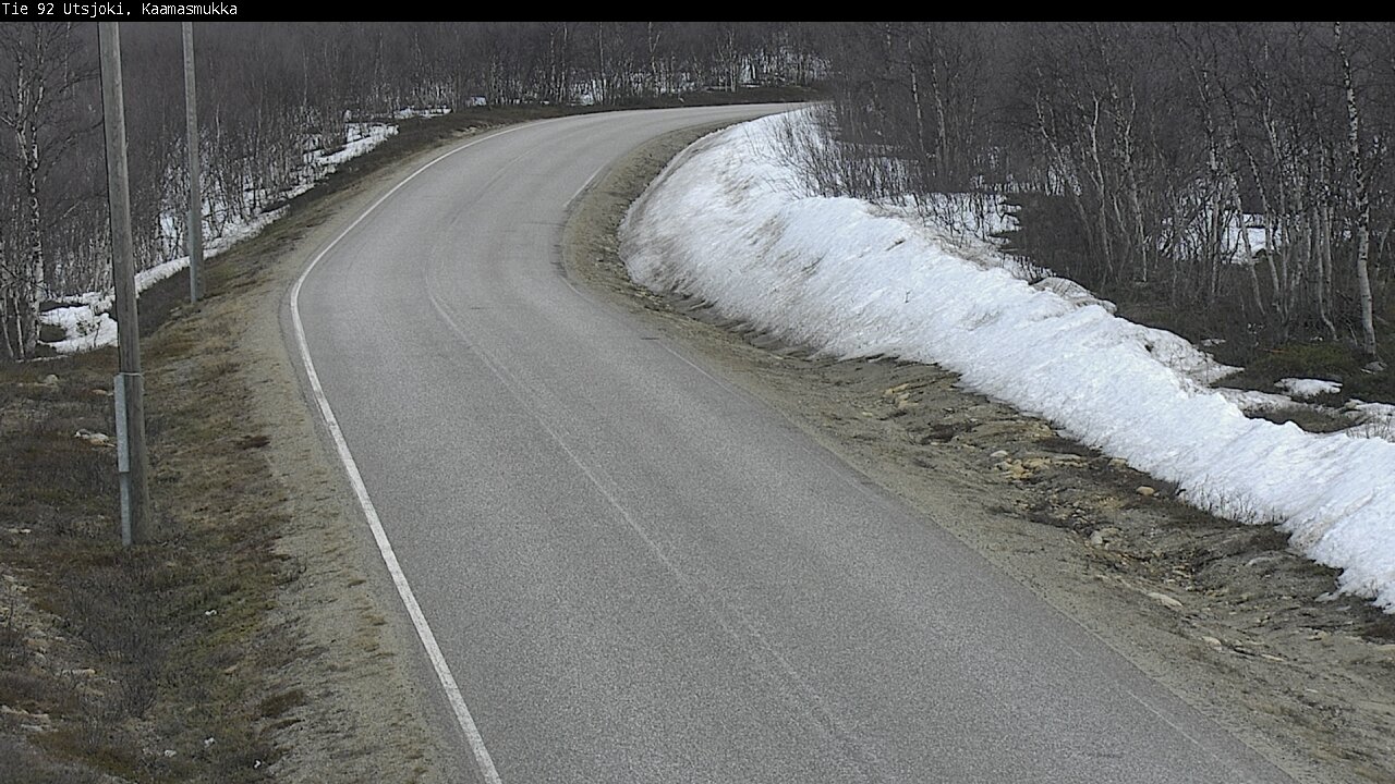 Weather Camera Image Väg 92 Utsjoki, Kaamasmukka, Utsjoki, Lappi