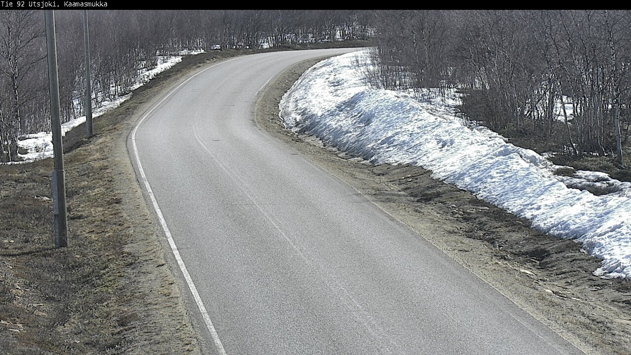 Weather Camera Image Väg 92 Utsjoki, Kaamasmukka, Utsjoki, Lappi