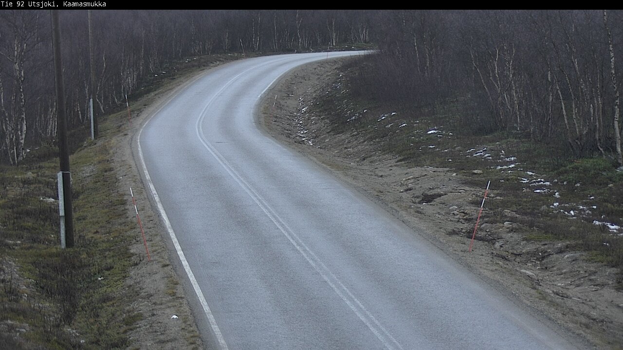 Kelikamerat Kuva Tie 92 Utsjoki, Kaamasmukka, Utsjoki, Lappi
