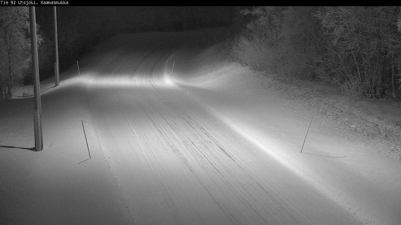 Kelikamerat Kuva Tie 92 Utsjoki, Kaamasmukka, Utsjoki, Lappi