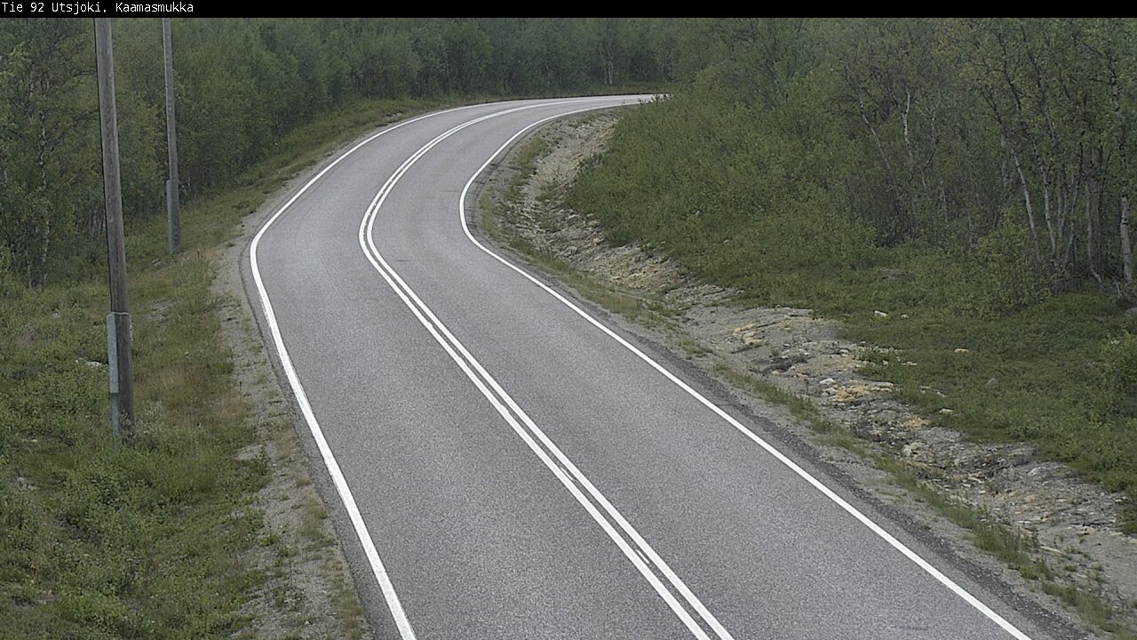 Kelikamerat Kuva Tie 92 Utsjoki, Kaamasmukka, Utsjoki, Lappi