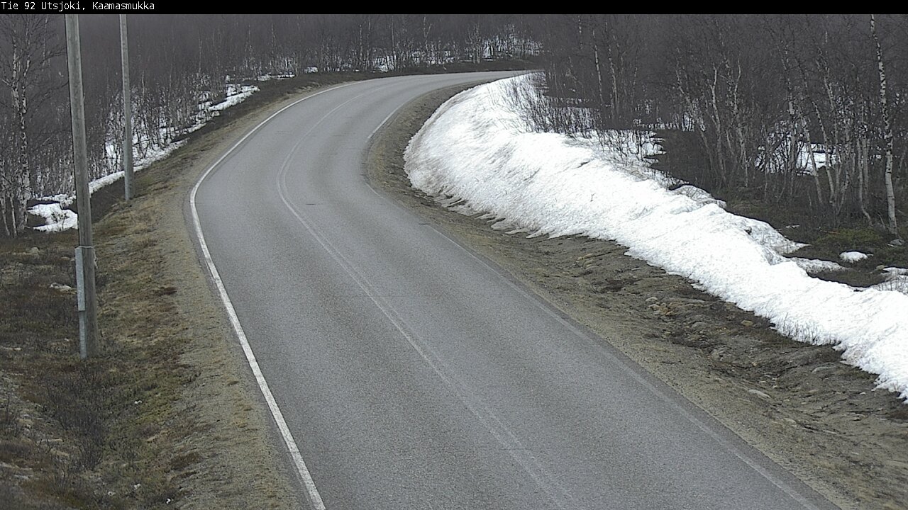 Weather Camera Image Road 92 Utsjoki, Kaamasmukka, Utsjoki, Lappi
