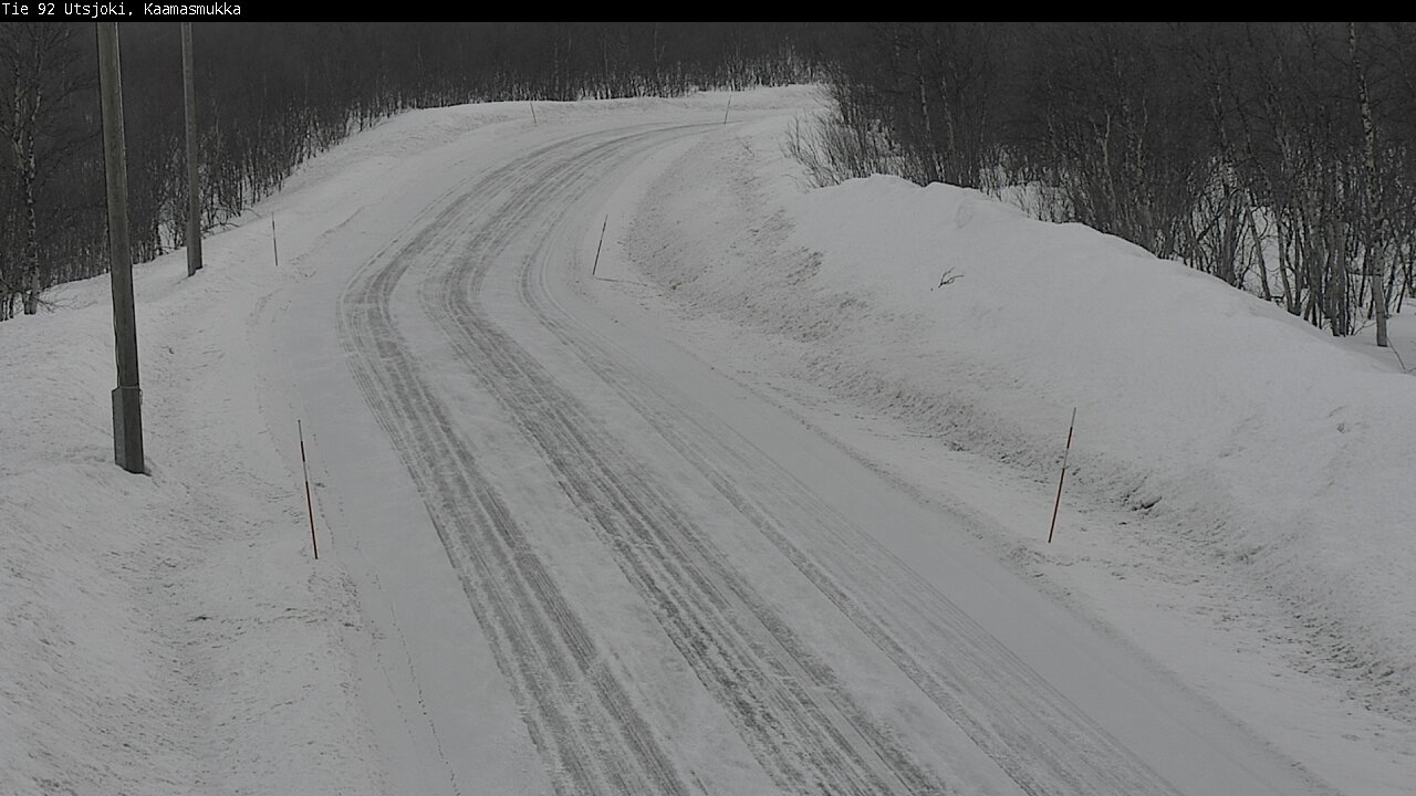 Weather Camera Image Road 92 Utsjoki, Kaamasmukka, Utsjoki, Lappi