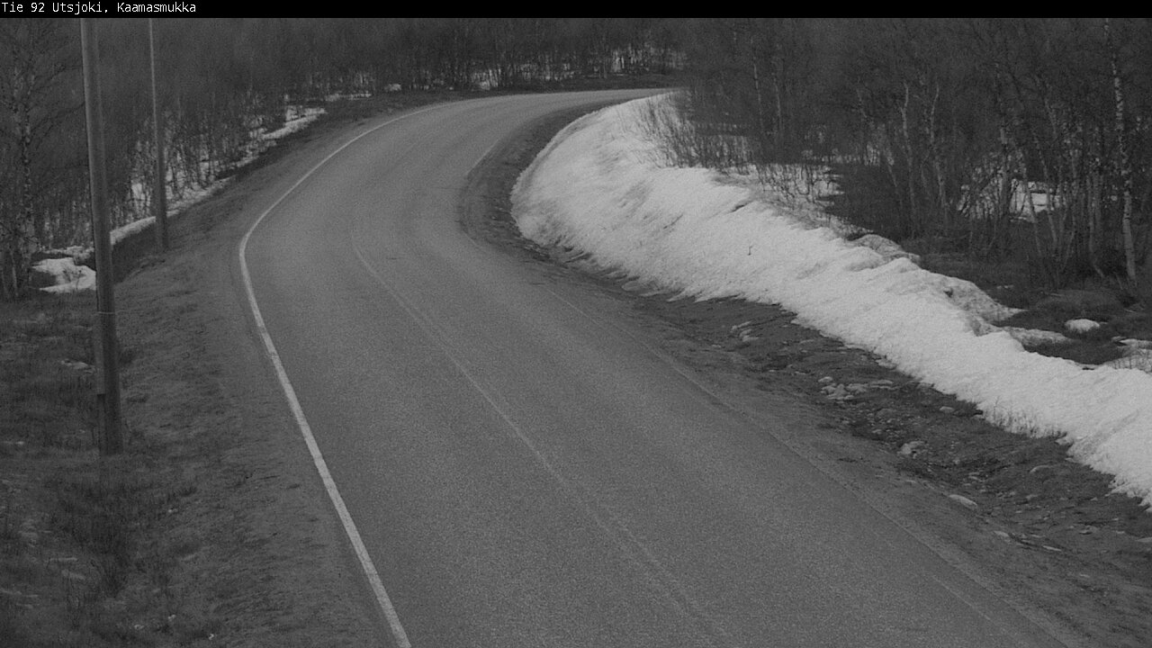 Weather Camera Image Road 92 Utsjoki, Kaamasmukka, Utsjoki, Lappi